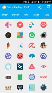 Sunshine Icon Pack (Donation) 2.6. Скриншот 2