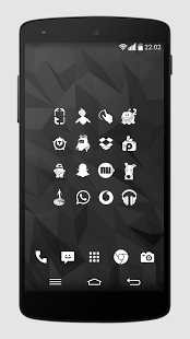 Whicons – White Icon Pack 24.5.12. Скриншот 1