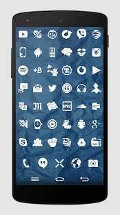 Whicons – White Icon Pack 24.0.3. Скриншот 3