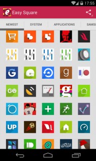 Easy Square - icon pack 4.0. Скриншот 3