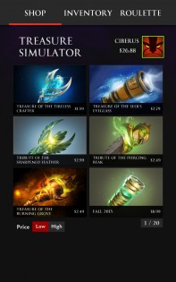 Treasure Simulator Dota 2 0.5.4. Скриншот 1