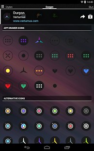 Durgon - Icon Pack 9.2.0. Скриншот 1