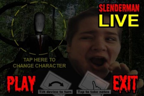 SlenderMan IN YOUR FACE 3.0. Скриншот 1