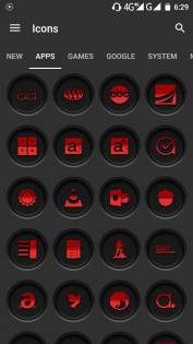 Jaron XE Red — Icon Pack 1.5. Скриншот 2