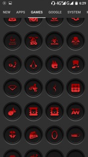 Jaron XE Red — Icon Pack 1.5. Скриншот 3