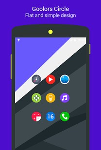 Goolors Circle — icon pack 3.4.1. Скриншот 1