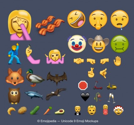 Какие Emoji выйдут в 2016 году