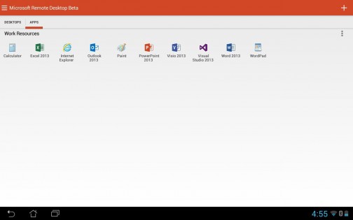 Microsoft Remote Desktop Preview. Скриншот 3