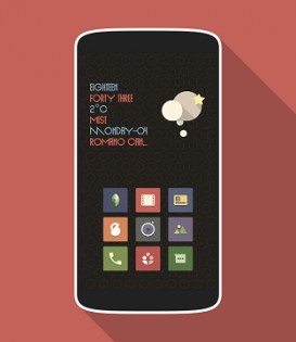 NAXOS FLAT RETRO - ICON PACK 1.6. Скриншот 3