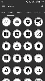 Jaron XB White — Icon Pack 1.5. Скриншот 1
