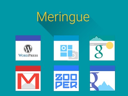 Meringue — Icon Pack 3.01. Скриншот 1