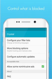Crystal Adblock для Samsung Internet 2.6.6. Скриншот 5