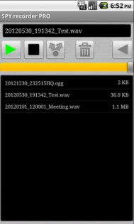 SPY recorder 3.0. Скриншот 2
