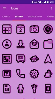 Denise DarkPurple Icons 1.0. Скриншот 1