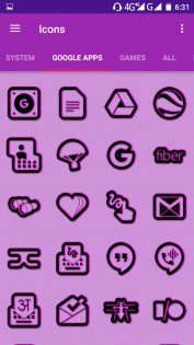 Denise DarkPurple Icons 1.0. Скриншот 2