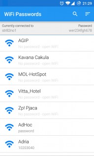 WiFi Passwords 1.5.0. Скриншот 1