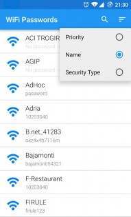 WiFi Passwords 1.5.0. Скриншот 3