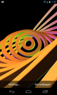 3D Hypnotic Spiral Rings Free 1.3. Скриншот 3