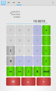 HexDecBin Calc 1.2. Скриншот 6