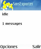 SMS Exporter 1.09. Скриншот 1