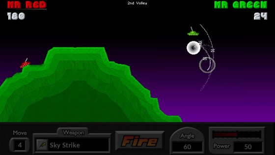 Pocket Tanks 2.7.5. Скриншот 6