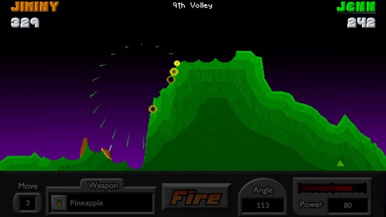 Pocket Tanks 2.7.5. Скриншот 8