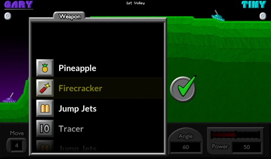 Pocket Tanks 2.7.8. Скриншот 11