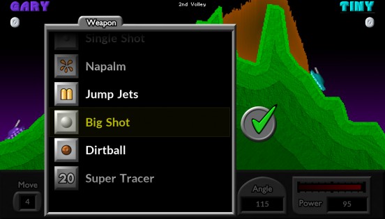 Pocket Tanks 2.7.5. Скриншот 19