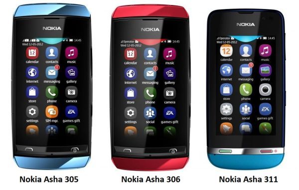 Nokia представила новые сенсорные бюджетники