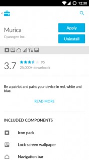 Cyanogen Theme Store 2.1.0. Скриншот 2