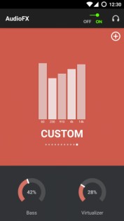 AudioFX 2.1.0. Скриншот 2