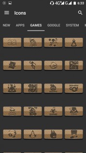 Rect Wood — Icon Pack 1.5. Скриншот 2