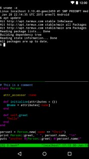 Termux 0.137. Скриншот 1