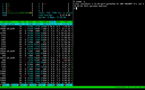 Termux 0.137. Скриншот 3