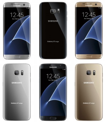 Утечка: Samsung Galaxy S7 Edge в трех цветах корпуса