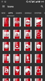 Carter Red — Icon Pack 1.5. Скриншот 1