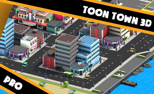 Toon Town 3D Live Wallpaper 1.02. Скриншот 3