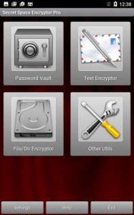 SSE – Universal Encryption App 3.1.2. Скриншот 1