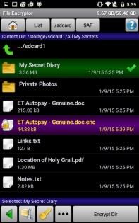 SSE – Universal Encryption App 3.1.2. Скриншот 2
