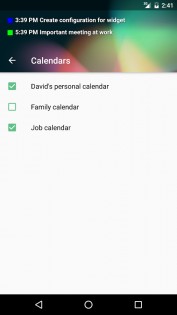 Transparent Calendar Widget 1.5.0. Скриншот 3