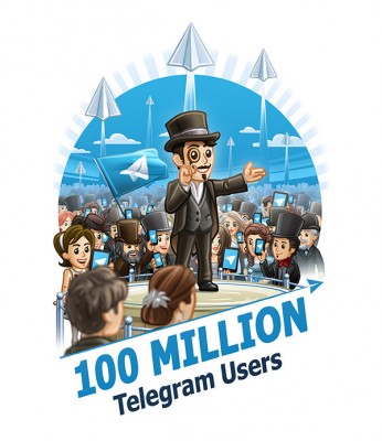 Месячная аудитория Telegram превышает 100 млн пользователей
