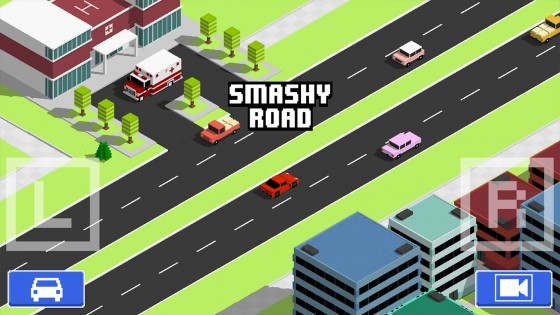 Smashy Road: Wanted. Скриншот 1