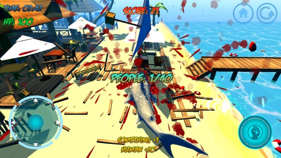 Shark Attack 3D Simulator 1.1. Скриншот 4