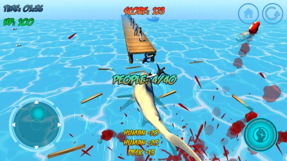 Shark Attack 3D Simulator 1.1. Скриншот 6
