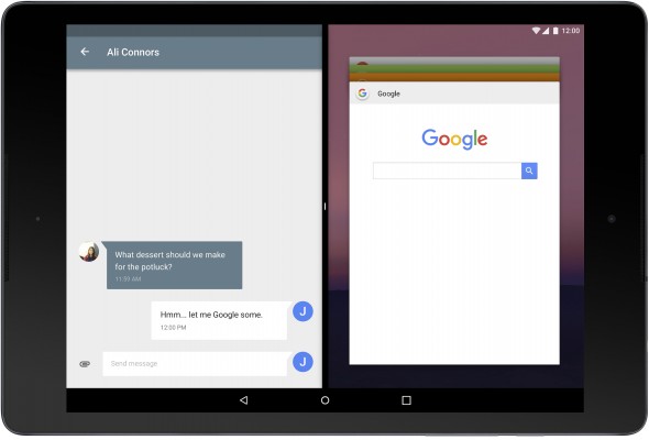 В сети появились скриншоты мультиоконного режима в Android N