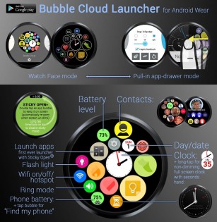 Bubble Cloud Wear + Виджеты 10.27. Скриншот 4