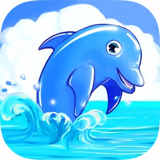 Jumping Dolphin — Ocean Survival. Скриншот 1