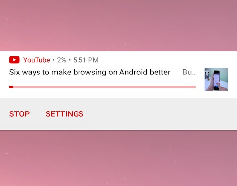 YouTube для Android научился подгружать видео в фоне