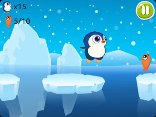 Jumping Penguin — Funny Ice Fishing. Скриншот 2