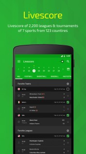 JScore - Livescore 2.8.41. Скриншот 1